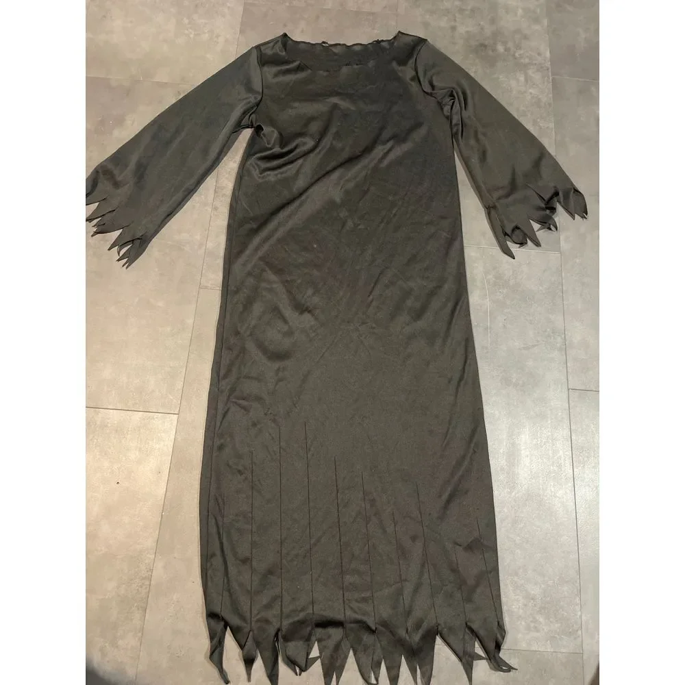 1pc Halloween Death Robe Death‎ Gown Grim Reaper Costume size medium H-74